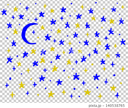 Colorful, hand-drawn style starry sky background wallpaper illustration Colorful, hand-drawn style starry sky background wallpaper illustration 140538765