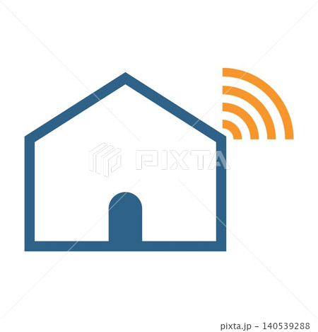 Smart Home Security Logo Design Illustration Smart Home Security Logo Design Illustration 140539288