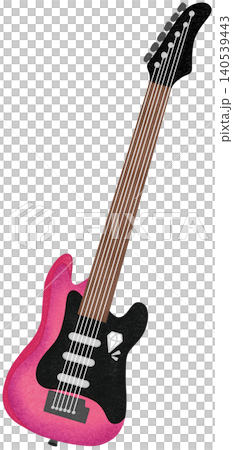pink electric guitar pink electric guitar 140539443