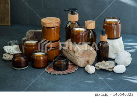 Candles Glass Jars and Bottles set Candles Glass Jars and Bottles set 140540322