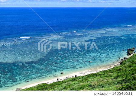 宮古島のとても美しい海の風景 宮古島のとても美しい海の風景 140540531