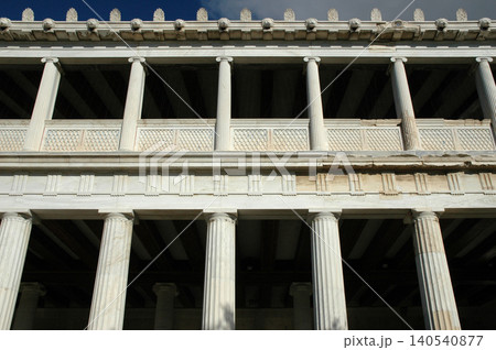 Stoa of Attalos in Ancient Agora of Athens 140540877