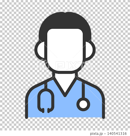 Male doctor icon 140541316
