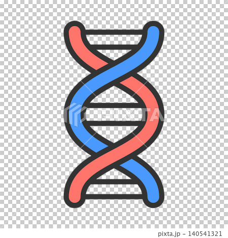DNA helix icon DNA helix icon 140541321