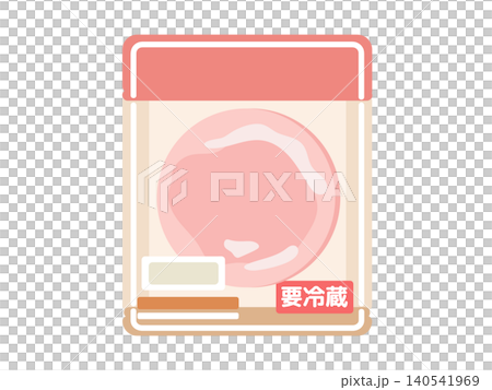 パックに入ったロースハム　イラスト 140541969
