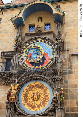 Prague astronomical clock or Prague Orloj is a medieval astronomical clock attached to the Old Town Hall in Prague, Czech Republic Prague astronomical clock or Prague Orloj is a medieval astronomical clock attached to the Old Town Hall in Prague, Czech Republic 140542916