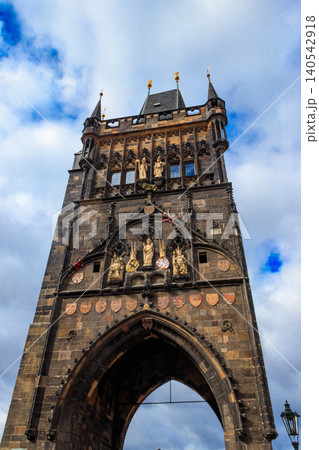Old town bridge tower in Prague, Czech republic Old town bridge tower in Prague, Czech republic 140542918