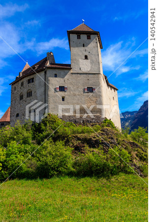 Gutenberg Castle in town of Balzers, Liechtenstein 140542941