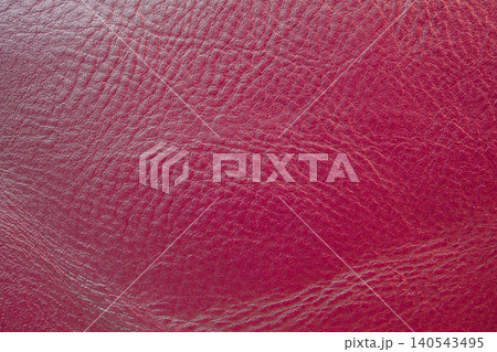 Textured Red Leather Background with Natural Grain Textured Red Leather Background with Natural Grain 140543495