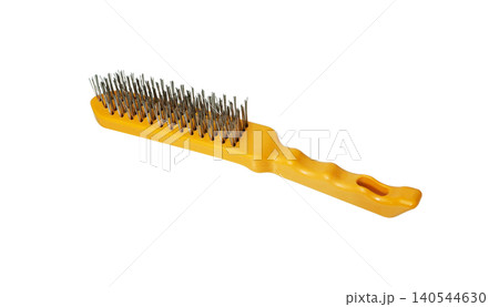 Wire Brush isolated on white . Hand tool . Wire Brush isolated on white . Hand tool . 140544630
