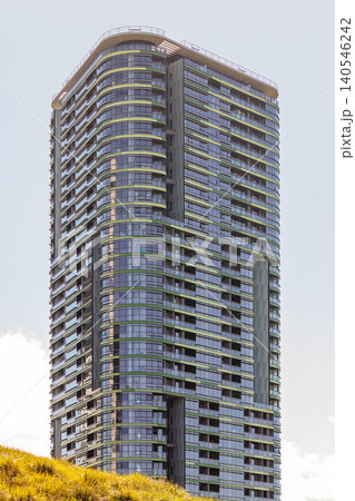 A large residential high rise apartment building in Greater Western Sydney A large residential high rise apartment building in Greater Western Sydney 140546242