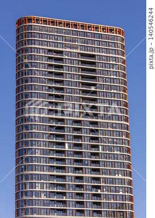 A large residential high rise apartment building in Greater Western Sydney A large residential high rise apartment building in Greater Western Sydney 140546244