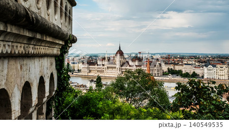 Amazing View Of Hungarian Parliament In Budapest Amazing View Of Hungarian Parliament In Budapest 140549535