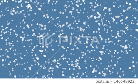 Falling White Snow Dots on Blue Background Winter Texture Falling White Snow Dots on Blue Background Winter Texture 140549922