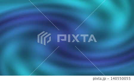 Abstract Blue and Teal Swirling Background with Soft Gradient and Liquid Motion 140550055