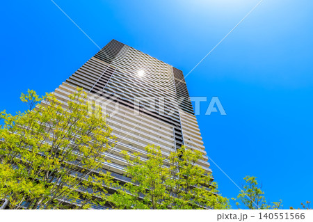 東京 江東区 豊洲の都市風景 ブランズタワー豊洲 東京 江東区 豊洲の都市風景 ブランズタワー豊洲 140551566