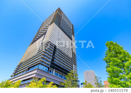 東京 江東区 豊洲の都市風景 ブランズタワー豊洲 東京 江東区 豊洲の都市風景 ブランズタワー豊洲 140551579