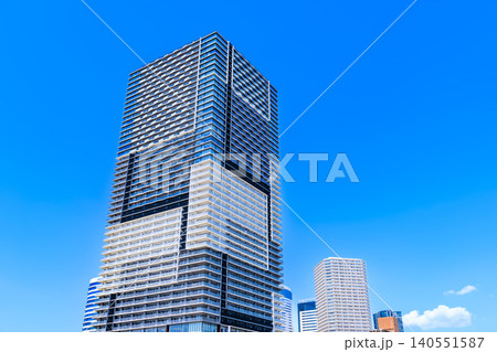東京　江東区 豊洲の都市風景　ブランズタワー豊洲 140551587