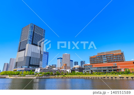 東京　江東区 豊洲の都市風景　ブランズタワー豊洲 140551589