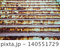 Rusty metal stairs detailed texture background 140551729