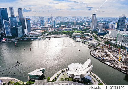 東南アジアのシンガポールの風景 140553102