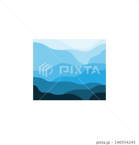 River template simple concept design for poster or brand logo with modern minimalist concept 140554245