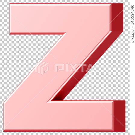 3D材質_字母_Z_粉紅色 3D材質_字母_Z_粉紅色 140554340