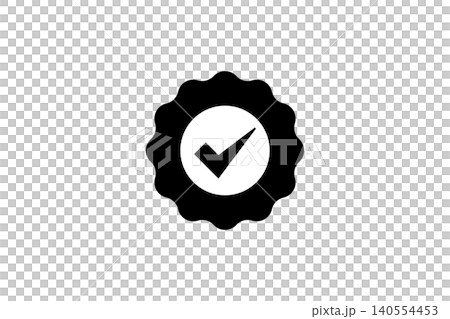 Verified Quality Seal Icon With Check Mark Badge Symbol For Approval And Trust Verified Quality Seal Icon With Check Mark Badge Symbol For Approval And Trust 140554453