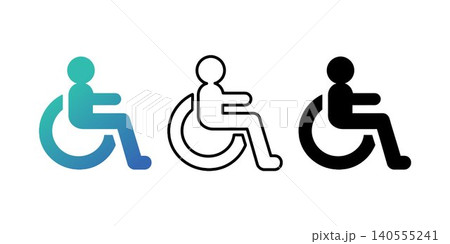 Wheelchair logo Wheelchair logo 140555241