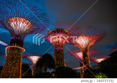 東南アジアシンガポールの夜景 東南アジアシンガポールの夜景 140555332