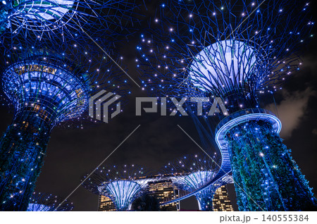 東南アジアシンガポールの夜景 東南アジアシンガポールの夜景 140555384