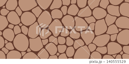 ひび割れた大地の背景イラスト 140555529