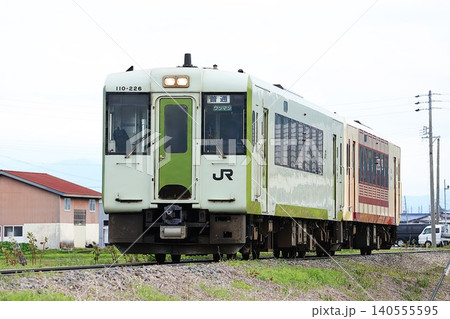 【JR東日本】キハ110系200番台（飯山線：信濃平〜戸狩野沢温泉） 140555595