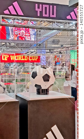 close-up view of the 2026 World Cup ball mockup 140555727