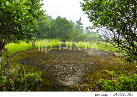 奄美大島　油井岳展望台の風景　 140556383