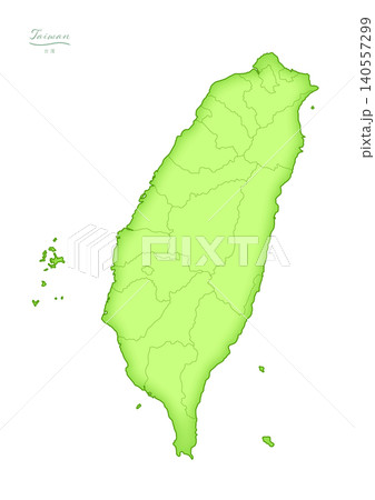「台湾」立体感のある地図シリーズ。(行政区分, 白地図)TAIWAN, 「台湾」立体感のある地図シリーズ。(行政区分, 白地図)TAIWAN, 140557299