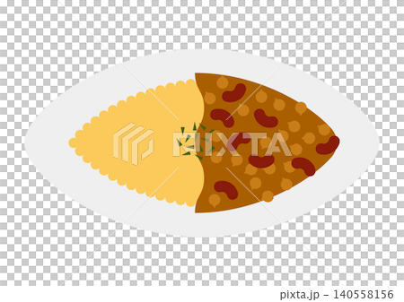 豆カレーのイラスト 豆カレーのイラスト 140558156
