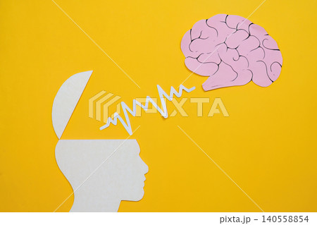 Brain activity mind thoughts mental health psychology neuroscience creativity concept Brain activity mind thoughts mental health psychology neuroscience creativity concept 140558854