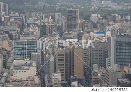April 29 2026 Sendai downtown roads and commercial buildings April 29 2026 Sendai downtown roads and commercial buildings 140559581