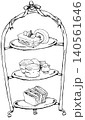 ケーキスタンド01 140561646