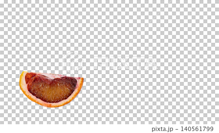 Blood orange, Moro, cut cross-section, flesh, macro, transparent background material. Blood orange, Moro, cut cross-section, flesh, macro, transparent background material. 140561799