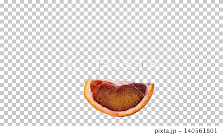 Blood orange, Moro, cut cross-section, flesh, macro, transparent background material. Blood orange, Moro, cut cross-section, flesh, macro, transparent background material. 140561801