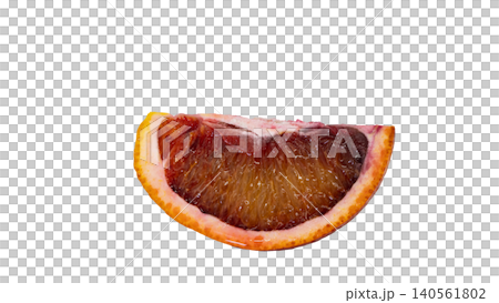 Blood orange, Moro, cut cross-section, flesh, macro, transparent background material. Blood orange, Moro, cut cross-section, flesh, macro, transparent background material. 140561802