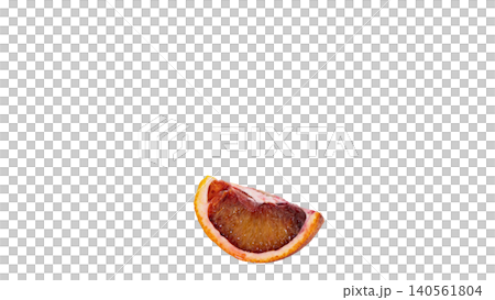 Blood orange, Moro, cut cross-section, flesh, macro, transparent background material. Blood orange, Moro, cut cross-section, flesh, macro, transparent background material. 140561804