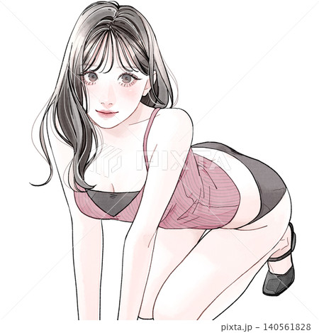 四つん這いの女性 四つん這いの女性 140561828
