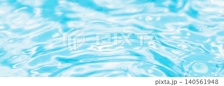 ひんやりとした水面 夏色のイメージ素材 ひんやりとした水面 夏色のイメージ素材 140561948