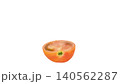 トマトのカット断面 背景透過マクロ素材 140562287