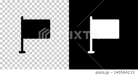 Flag icon, Goal, Golf 140564213