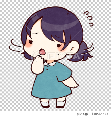 迷子の女の子のイラスト 迷子の女の子のイラスト 140565373