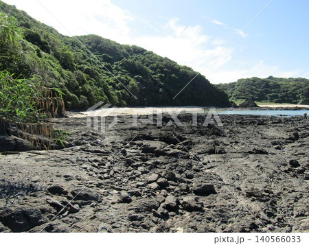 熊本県天草市、NHK大河ドラマ「武蔵」のロケ地、美しい海が広がる茂串海岸 熊本県天草市、NHK大河ドラマ「武蔵」のロケ地、美しい海が広がる茂串海岸 140566033